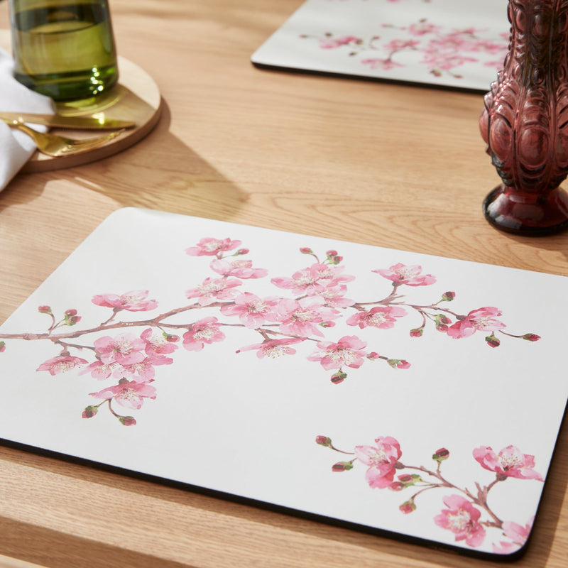Pimpernel Pink Blossom Placemats Set of 6