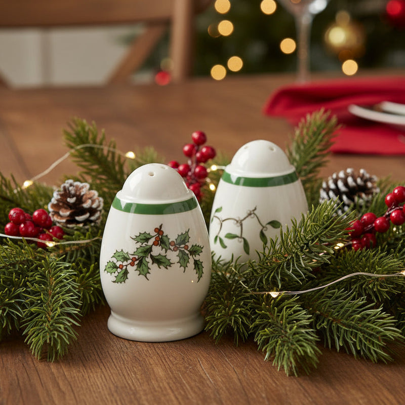 Spode Christmas Tree Salt and Pepper Set