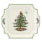 Spode Christmas Tree Square Handled Platter