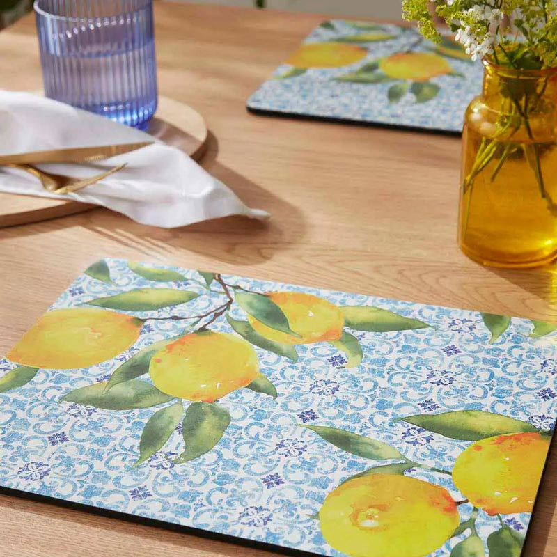 Pimpernel Amalfi Lemons Placemats Set of 6