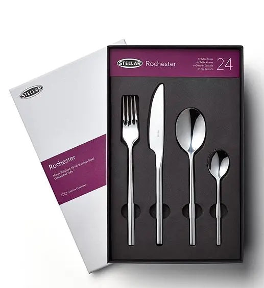 Stellar Rochester 24 Piece Cutlery Set