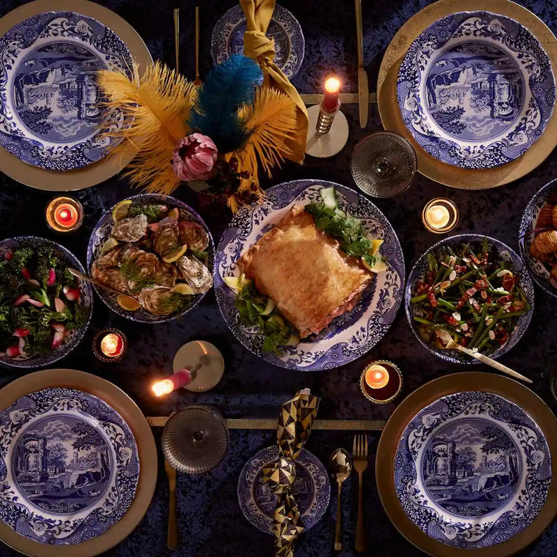 Spode Blue Italian 12 Piece Set