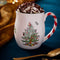 Spode Christmas Tree Mug with Peppermint Handles