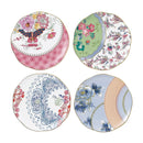 Wedgwood Butterfly Bloom Plate 21cm, Set of 4