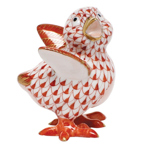 Herend Little Chick Fishnet Figurine