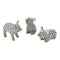 Herend Little Piggy, Standing Fishnet Figurine