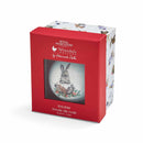 Royal Worcester Wrendale Designs Bauble - Merry Little Christmas (Rabbit)