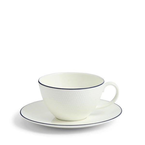 Wedgwood Gio Blue Teacup & Saucer