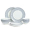 Wedgwood Gio Pinstripe 12 Piece Dinner Set White