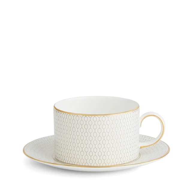 Wedgwood Gio Gold Teacup & Saucer