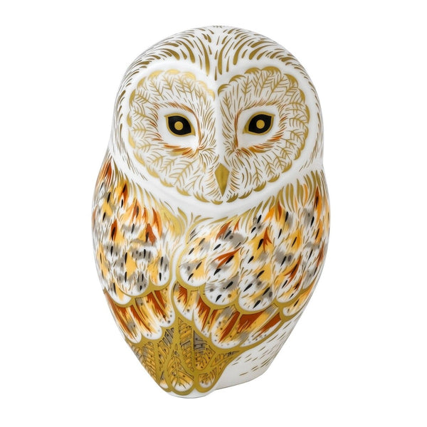 Royal Crown Derby Winter Owl Paperweight