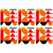 Pimpernel Go Bold Coasters Set of 6