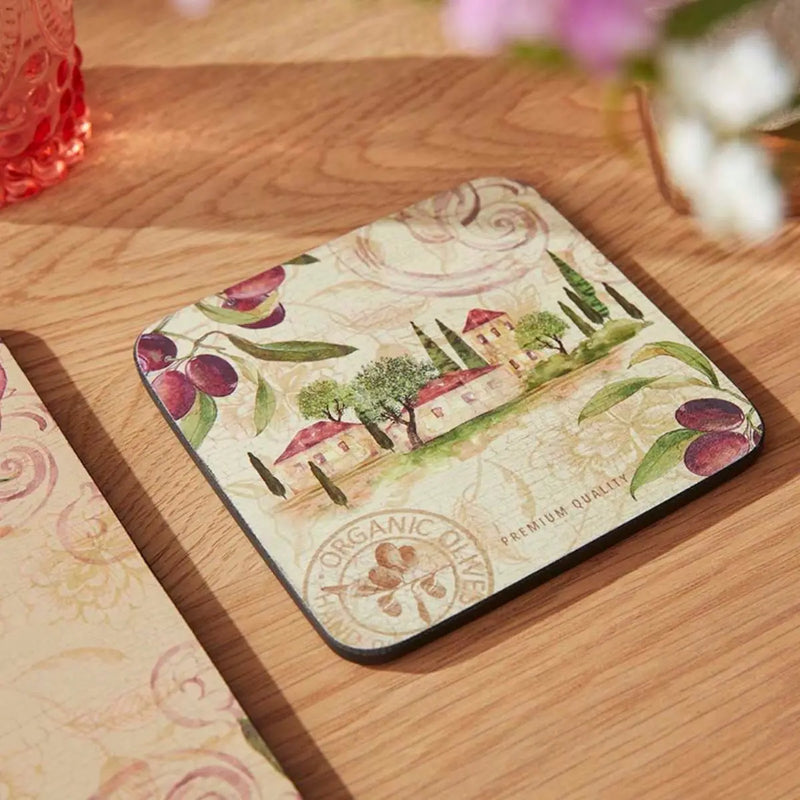 Pimpernel Olive Orchard Coasters Set of 6