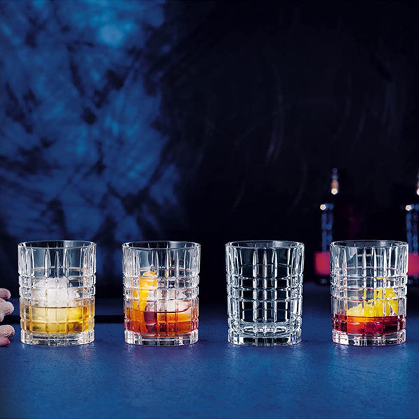 Nachtmann Square Whisky Glasses, Set of 4