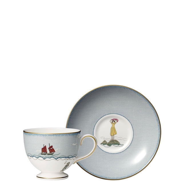 Wedgwood Sailor's Farewell Teacup and Saucer