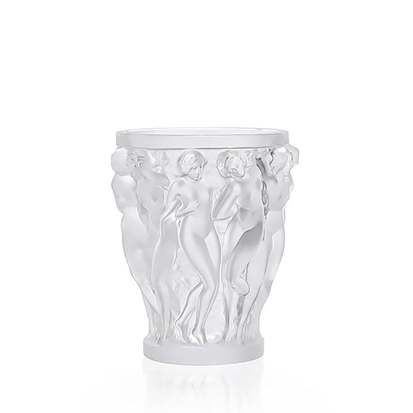 Lalique Bacchantes Small Vase in Clear