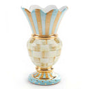 MacKenzie-Childs Parchment Check Great Vase