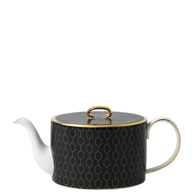 Wedgwood Gio Gold Accent Charcoal Teapot