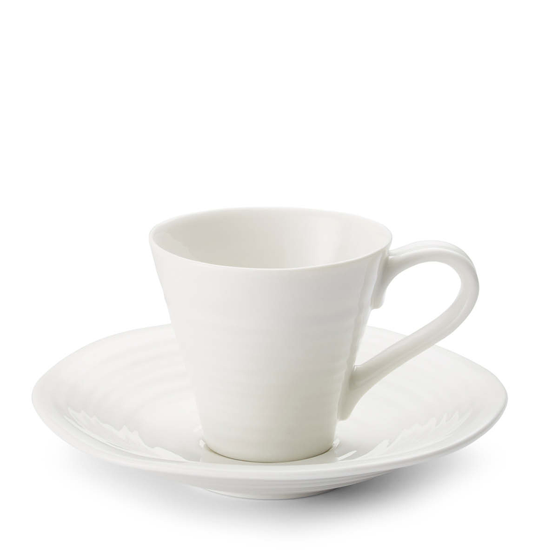 Sophie Conran for Portmeirion Espresso Cup & Saucer, Set of 2