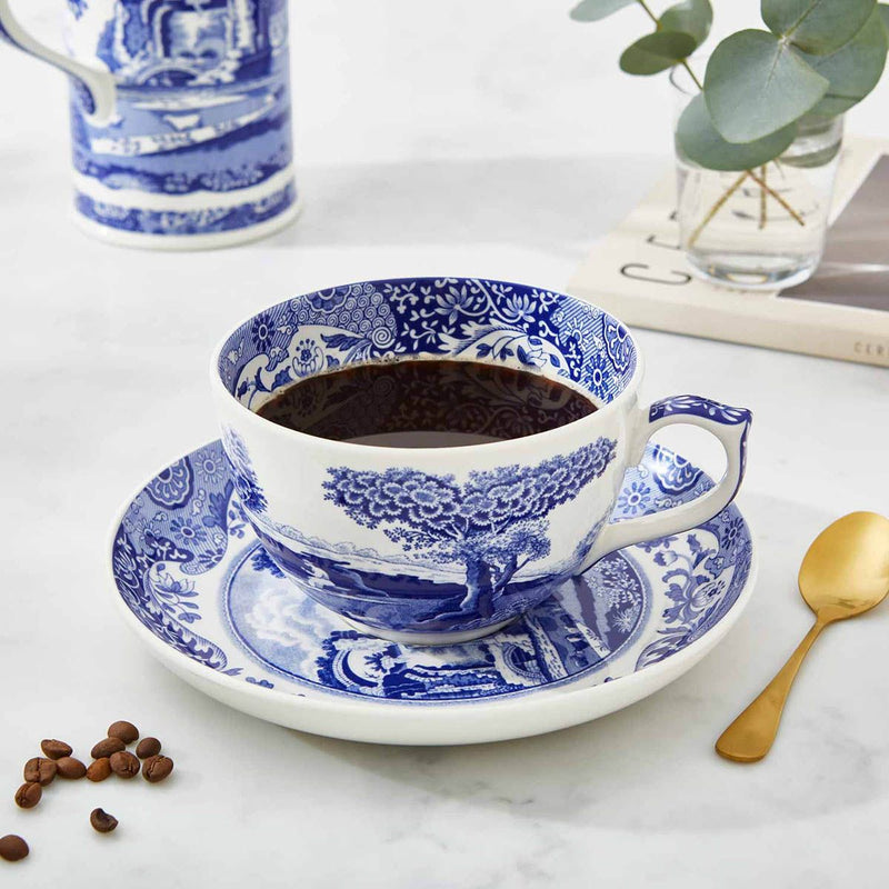 Spode Blue Italian Breakfast Cup Saucer – SinclairsCollectables