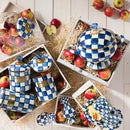 MacKenzie-Childs Royal Check Enamel Butter Box