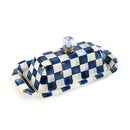 MacKenzie-Childs Royal Check Enamel Butter Box