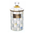 MacKenzie-Childs Sterling Check Enamel Canister - Large