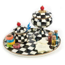 Mackenzie-Childs Courtly Check Enamel Curiosity Pot