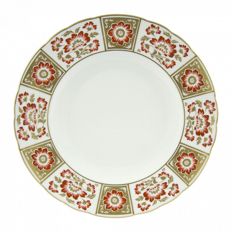 Royal Crown Derby - Derby Panel Red Plate (10.65in/27cm)