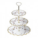 Royal Crown Derby Royal Antoinette 3 Tier Cake Stand
