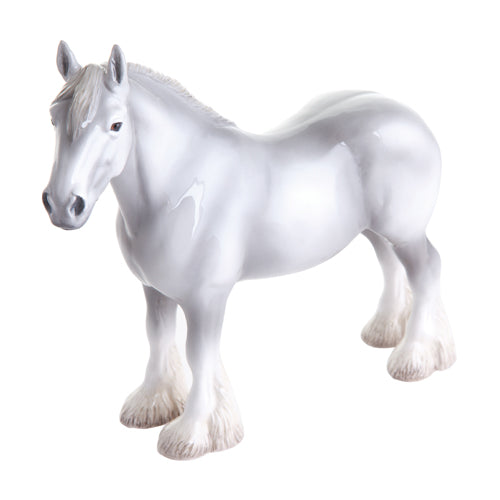 John Beswick Horses - Shire Horse (Grey)