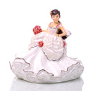 The English Ladies Co Gypsy Wedding Dreams - Mini Bride Brunette Figurine