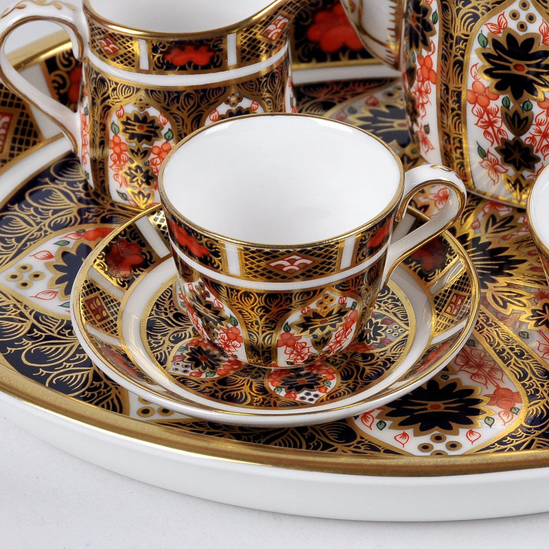 Royal Crown Derby Old Imari Miniature Giftware Tea Cup Saucer