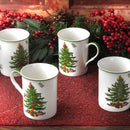 Spode Christmas Tree Mug 12oz Set of 4