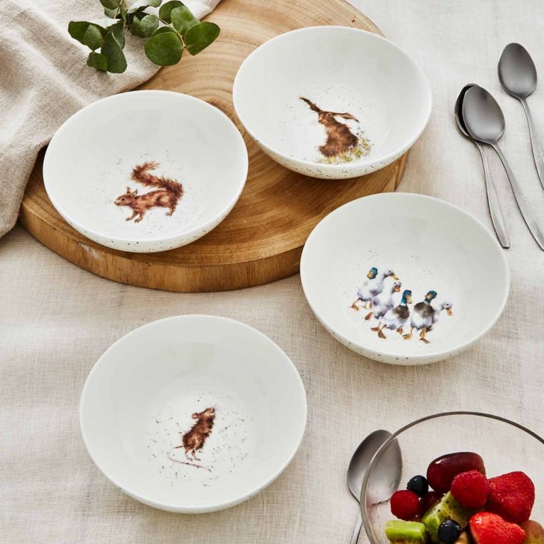 Royal Worcester Wrendale Designs Bowl, Set of 4