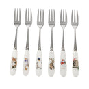 Royal Worcester Wrendale Designs Christmas Pastry Forks Set of 6