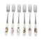 Royal Worcester Wrendale Designs Christmas Pastry Forks Set of 6