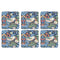 Pimpernel for Spode Morris & Co Strawberry Thief Blue Coasters, Set of 6