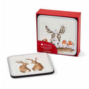 Pimpernel for Royal Worcester Wrendale Designs Christmas Coaster, Set of 6