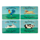 Pimpernel Dans Le Jardin Placemats Set of 4