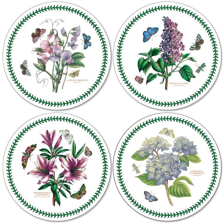 Pimpernel for Portmeirion Botanic Garden Round Placemats Set of 4