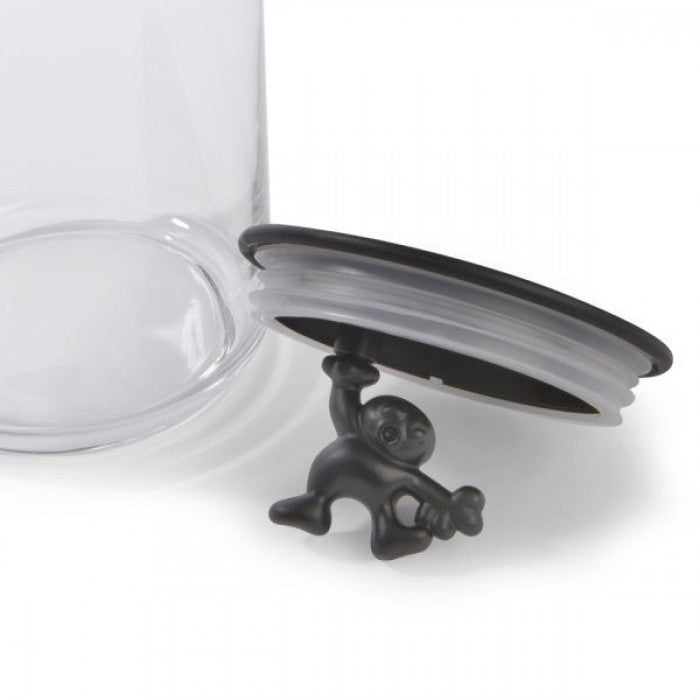 Alessi Gianni Glass Box in Black 140cl