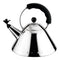 Alessi Michael Graves Kettle with Bird Whistle Black