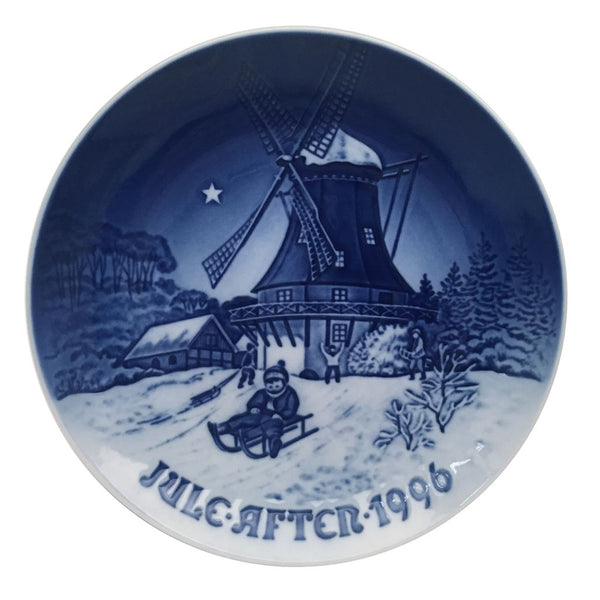 Bing & Grondahl Christmas Plate 1996 - Winter At The Old Mill