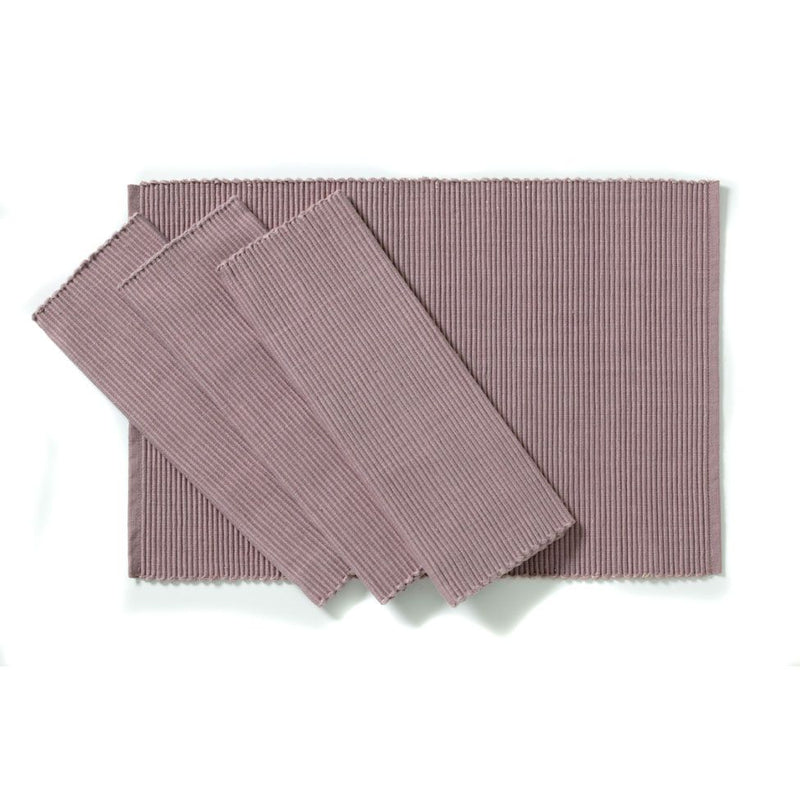 C'est Ca Ribbed Placemats Rose (Set of 4)