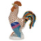 Herend Small Cocky Rooster Fishnet Figurine 1