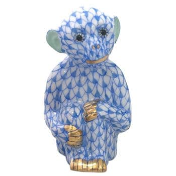 Herend Monkey 05637 Fishnet Figurine