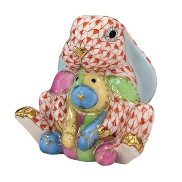 Herend Bunny & Lovely Fishnet Figurine