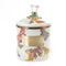 MacKenzie-Childs Butterfly Garden Small Canister - White