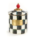 MacKenzie-Childs Courtly Check Enamel Canister - Small